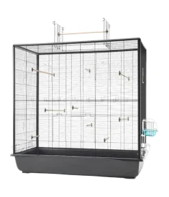 Savic Vogelkäfige & Volieren - Vogelheim Primo 120 open Empire, , ca. B118/H117/T64 cm Schwarz