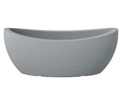 Scheurich Kunststoff-Jardiniere Wave Globe, oval, ca. B58/H23/T24 cm Grau Sale