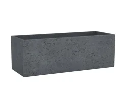Scheurich Kunststoff-Kasten C-Cube Long, rechteckig Schwarz New