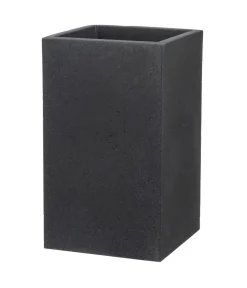 Scheurich Blumentöpfe & Übertöpfe - Kunststoff-Topf C-Cube, quadratisch Grau