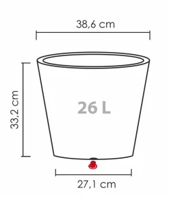 Scheurich Blumentöpfe & Übertöpfe > Kunststoff-Topf C-Cone, rund