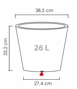 Scheurich Blumentöpfe & Übertöpfe > Kunststoff-Topf Coneo, rund