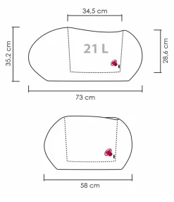 Scheurich Blumentöpfe & Übertöpfe > Kunststoff-Topf Flow, oval