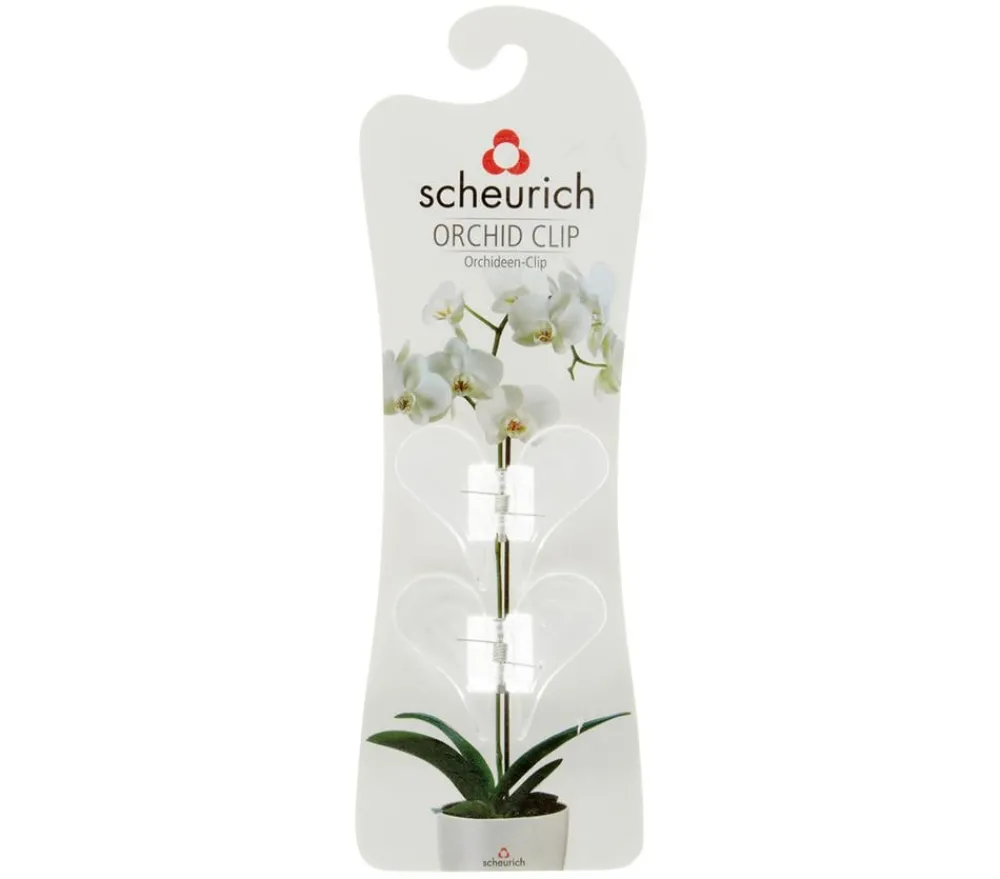 Scheurich Mehr Blumentopfzubehör - Orchideen-Clip, 2 Stk. Transparent