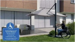 Schneider Schirme Sonnenschirme > Schneider Ampelschirm Rhodos Smart, quadratisch, ca. B300/T300 cm