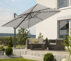 Schneider Schirme Sonnenschirme > Schneider Ampelschirm Rhodos Smart, quadratisch, ca. B300/T300 cm