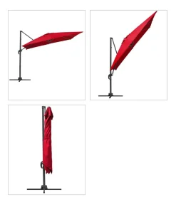 Schneider Schirme Sonnenschirme > Schneider Ampelschirm Rhodos Junior, quadratisch, ca. B270/T270 cm