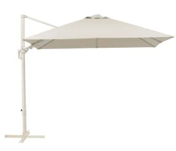 Schneider Schirme Sonnenschirme - Schneider Ampelschirm Rhodos Twist Comfy, quadratisch, ca. B300/T300 cm Natur
