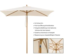 Schneider Schirme Sonnenschirme > Schneider Classics Sonnenschirm Malaga, rechteckig, ca. B300/T200 cm