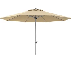 Schneider Schirme Sonnenschirme - Schneider Premium Sonnenschirm Gemini, rund, ca. Ø360 cm Beige