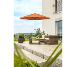 Schneider Schirme Schneider Sonnenschirm Adria, rund, ca. Ø350 cm Orange Hot