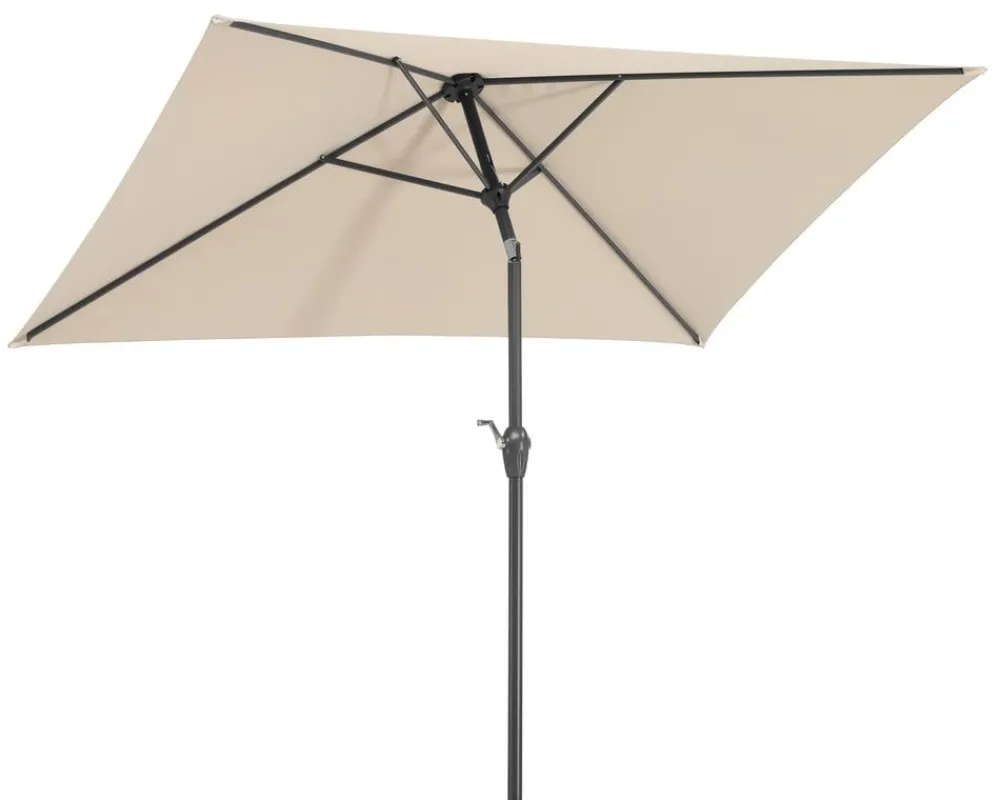 Schneider Schirme Schneider Sonnenschirm Bilbao, rechteckig, ca. B210/T130 cm Beige New
