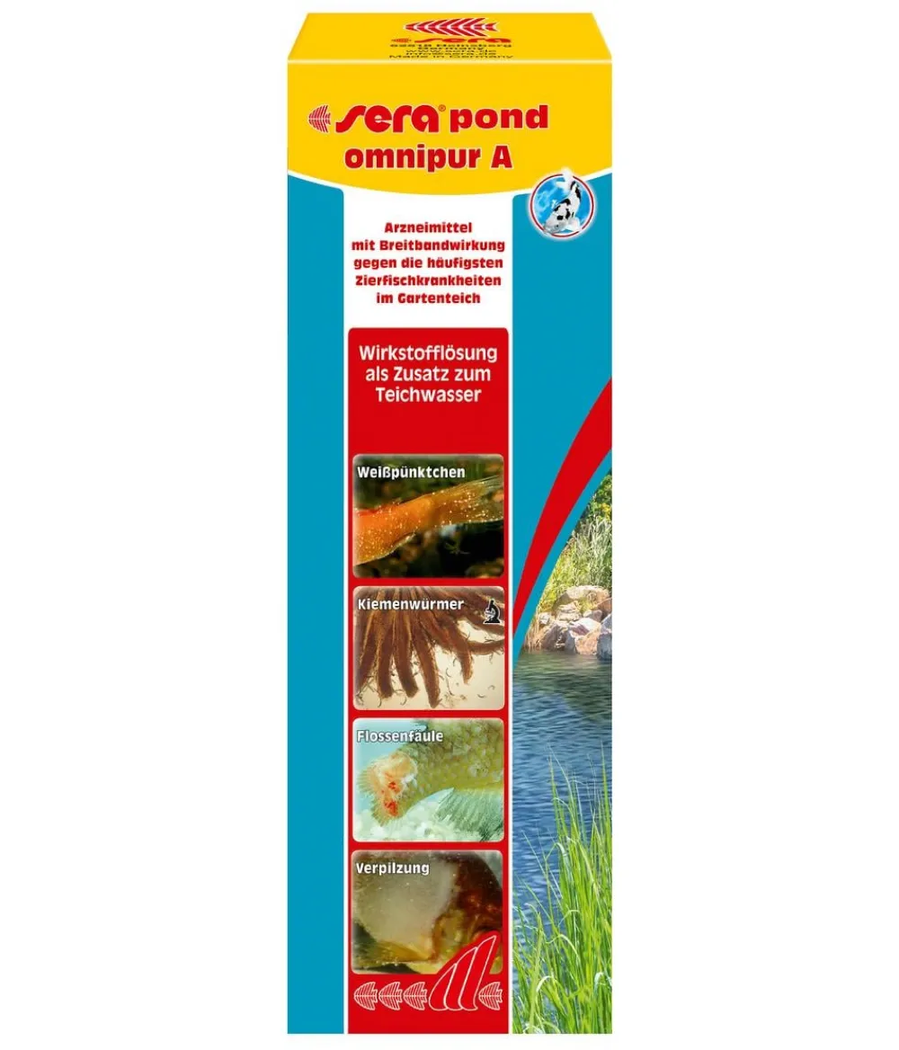 sera Heilmittel Für Fische|Gartenteich·Teichzubehör & Teichpflege > Arzneimittel für Teichfische pond omnipur A, 250 ml