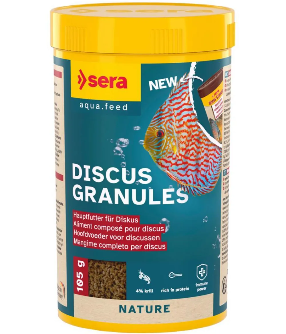 sera Fischfutter - Fischfutter Discus Granules, 250 ml