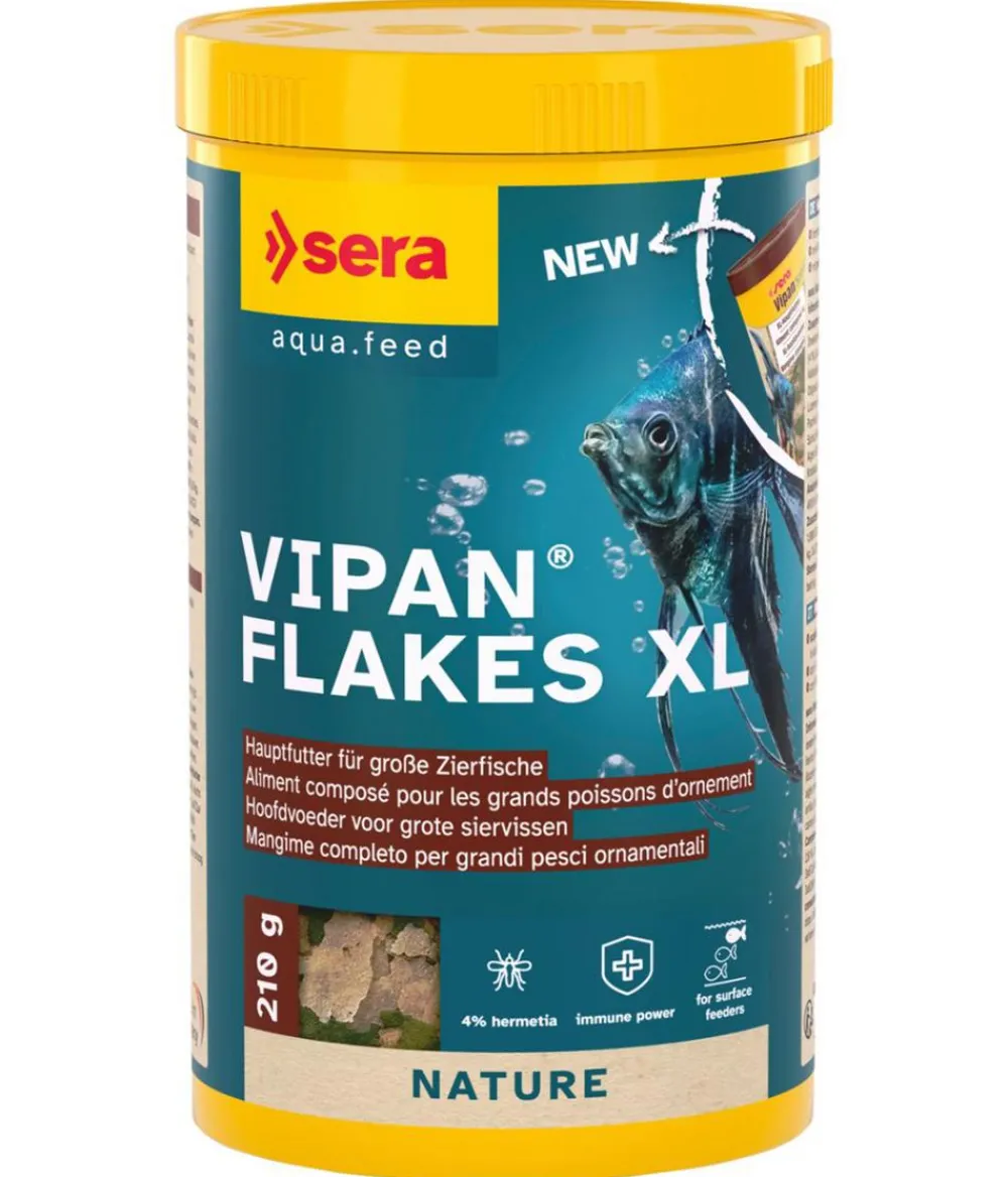sera Fischfutter Vipan Flakes XL Hot