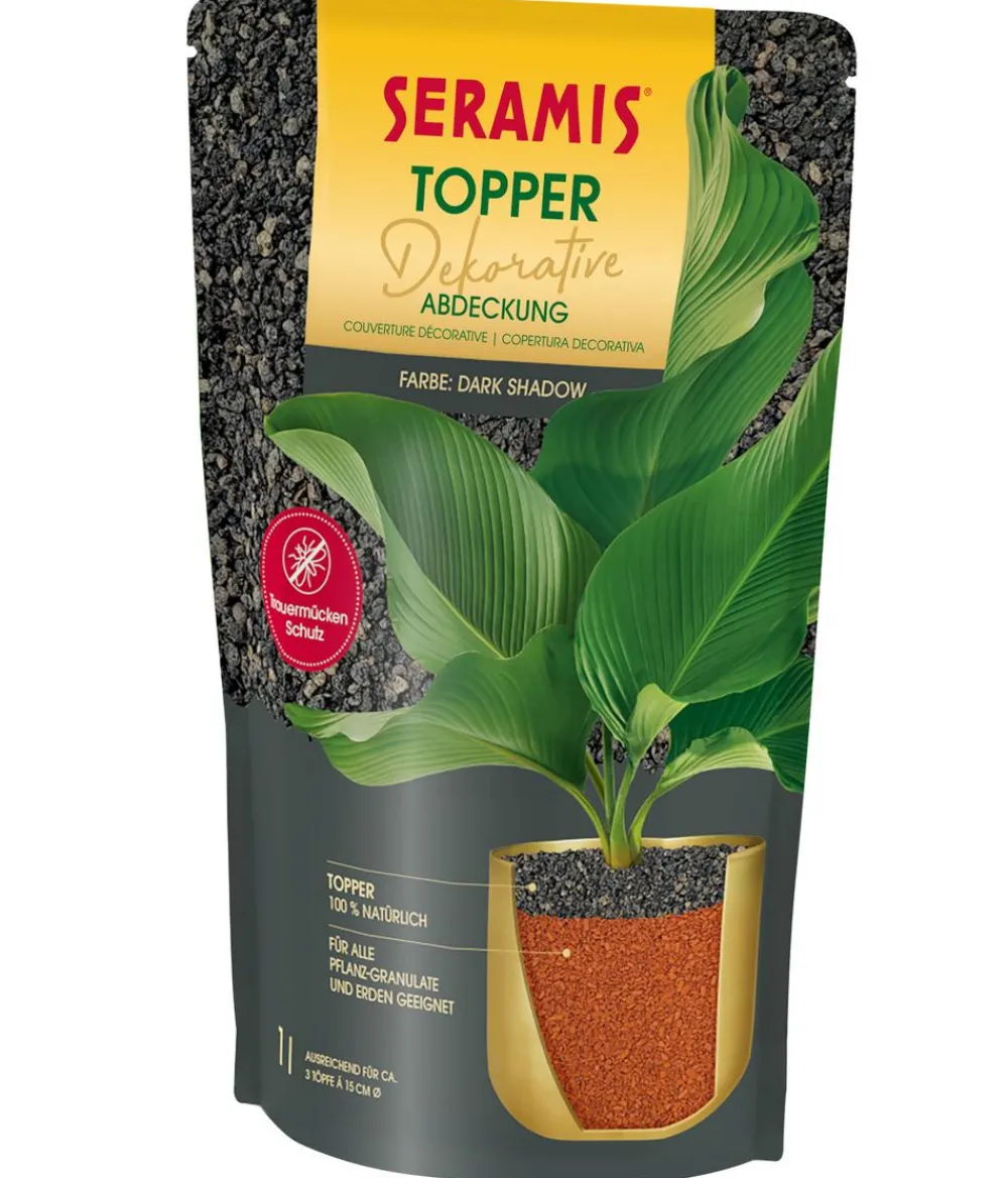 Seramis Topper-Granulat Dark Shadow, 1 l Dunkelgrau Discount