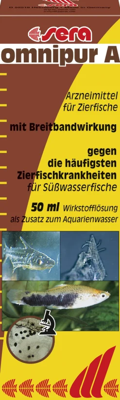 sera omnipur A Arzneimittel für Zierfische, 50 ml Hot