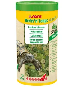 sera Reptilienfutter Herbs'n'Loops Nature New