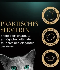Sheba® Nassfutter Katze - Nassfutter für Katzen Delikatesse in Gelee, Thunfisch, 28 x 85 g