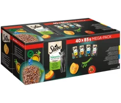 Sheba® Nassfutter Katze - Nassfutter für Katzen Nature's Collection in Sauce Multipack Adult, Feine Vielfalt, 40 x 85 g