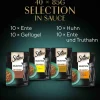 Sheba® Nassfutter Katze > Nassfutter für Katzen Selection Mini Filets in Sauce Multipack Adult, Geflügel Variation, 40 x 85 g