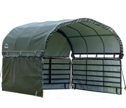 Shelter Logic Weidezelte & Unterstände > Erweiterung für Pferdestallüberdachung, ca. B370/H170/T370 cm