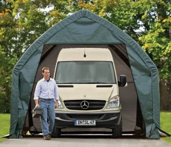 Shelter Logic Carports & Garagen - Foliengarage Grün
