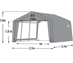 Shelter Logic Gartenhäuser & Gerätehäuser > Foliengerätehaus
