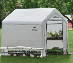 Shelter Logic Foliengewächshaus Weiß New