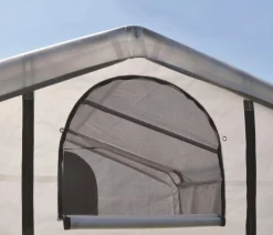 Shelter Logic Foliengewächshaus Weiß Discount