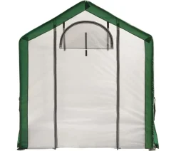 Shelter Logic Foliengewächshaus, ca. B180/H200/T240 cm Weiß Hot