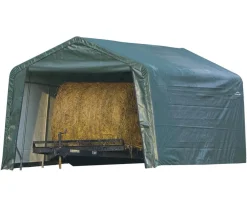 Shelter Logic Weidezelte & Unterstände - Weidezelt, ca. B380/H260/T610 cm Dunkelgrün