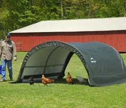 Shelter Logic Weidezelt Run-In, ca. B260/H150/T300 cm Dunkelgrün Online