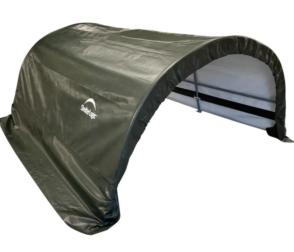 Shelter Logic Weidezelt Run-In, ca. B260/H150/T300 cm Dunkelgrün Online