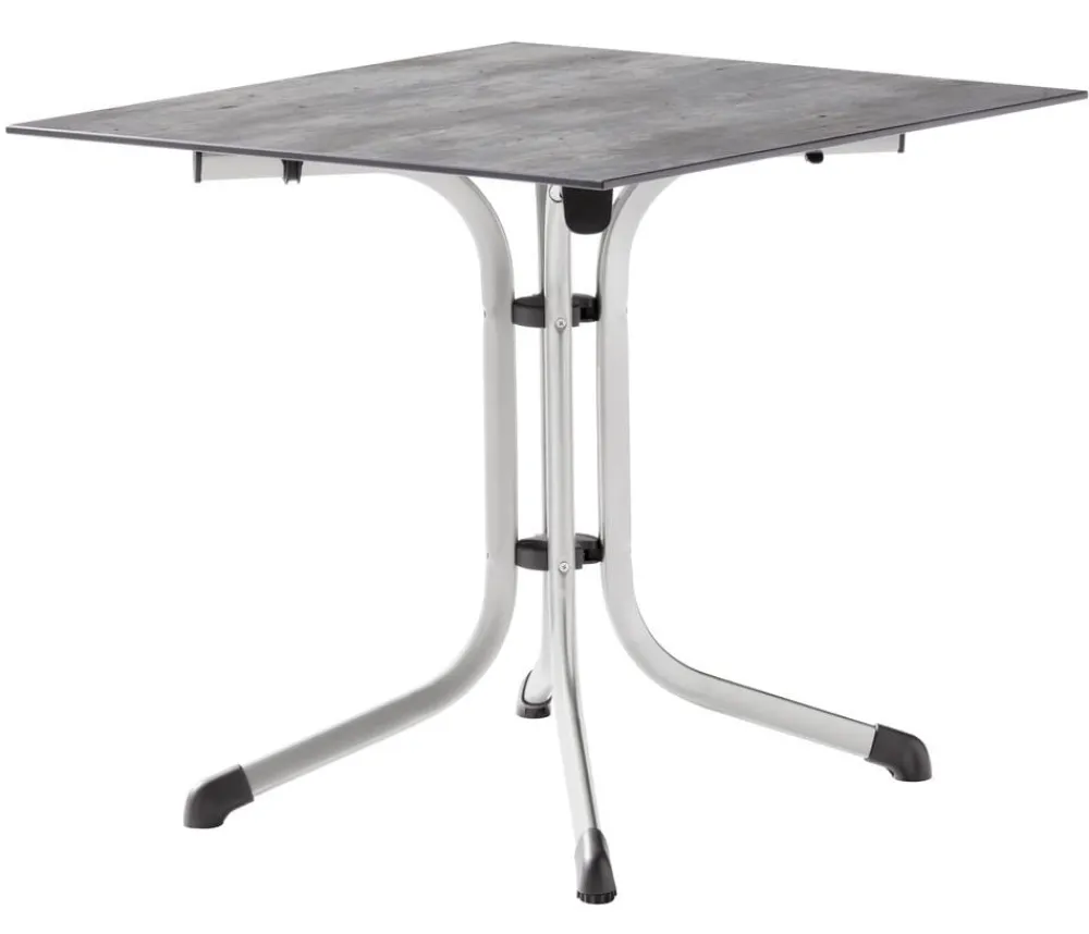 Sieger Balkontische|Klapptische > Klapptisch Boulevard mit Polytec®-Platte, ca. B80/H73/T80 cm