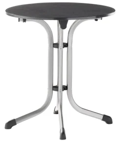 Sieger Klapptisch Boulevard mit vivodur®-Platte, ca. Ø68/H73 cm Grau New