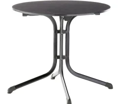 Sieger Klapptisch Boulevard mit vivodur®-Platte, ca. Ø85/H73 cm Dunkelgrau Online