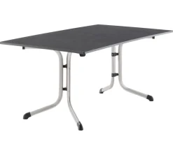 Sieger Garten-Esstische|Klapptische - Klapptisch Boulevard mit vivodur®-Platte, ca. B165/H73/T95 cm Grau