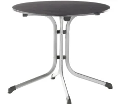 Sieger Beistelltische|Balkontische - Klapptisch Boulevard mit vivodur®-Platte, ca. Ø85/H73 cm Grau