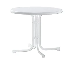 Sieger Garten-Esstische|Gartentische Kunststoff > Klapptisch Boulevard Mecalit-Pro, Ø86/H72 cm