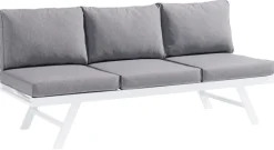 Sieger Lounge-Liege Auckland Weiß Outlet
