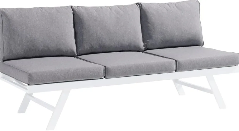 Sieger Lounge-Liege Auckland Weiß Outlet