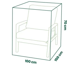 Siena Garden Abdeckhaube für Loungesessel, ca. B100/H100/T70 cm Beige Discount