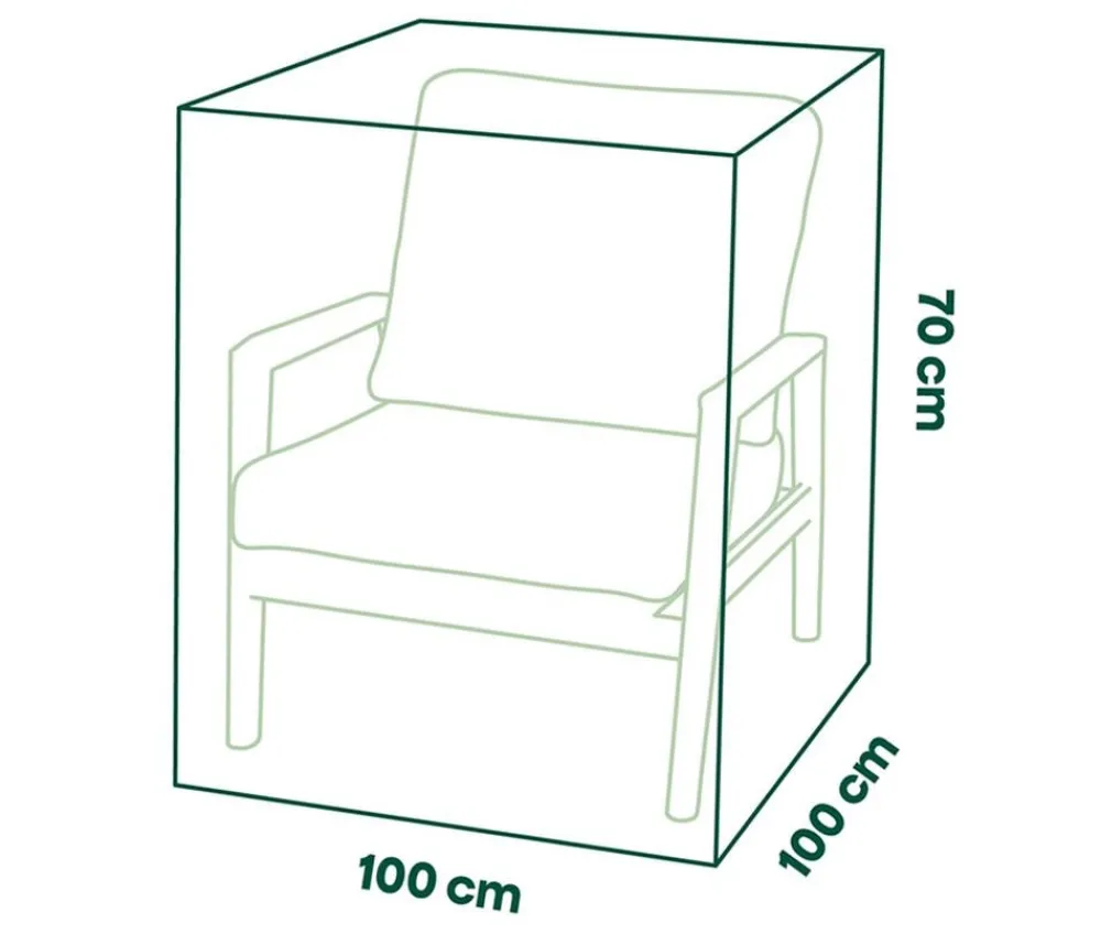 Siena Garden Abdeckhaube für Loungesessel, ca. B100/H100/T70 cm Beige Discount