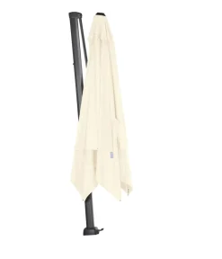 Siena Garden Sonnenschirme - Ampelschirm Sunset N+, quadratisch, ca. B300/T300 cm Creme