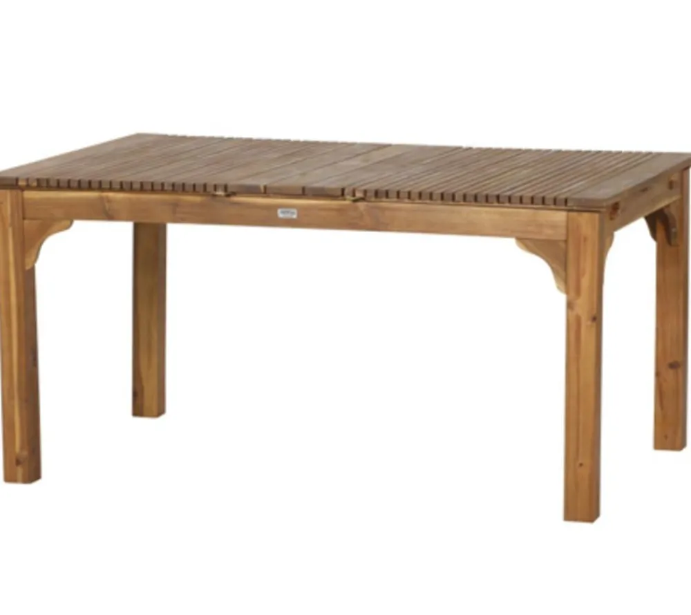 Siena Garden Ausziehtisch Falun, 150/175/200 x 100 x 74 cm Hellbraun Hot