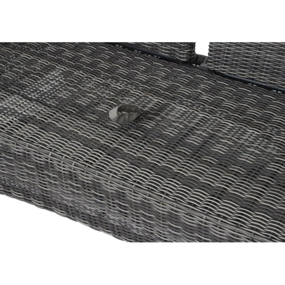 Siena Garden Bank Corido, 103 x 206 x 87 cm Dunkelgrau