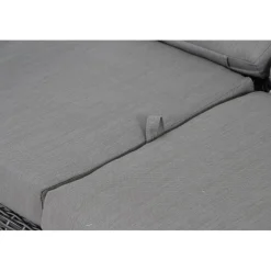 Siena Garden Bank Corido, 103 x 206 x 87 cm Dunkelgrau