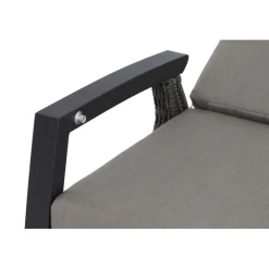 Siena Garden Bank Corido, 103 x 206 x 87 cm Dunkelgrau