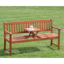 Siena Garden 3-Sitzer Gartenbänke|Gartenbänke Holz > Bank Florida, 3-Sitzer